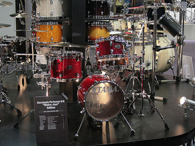 blank The Metro-Jam on display in the Tama booth